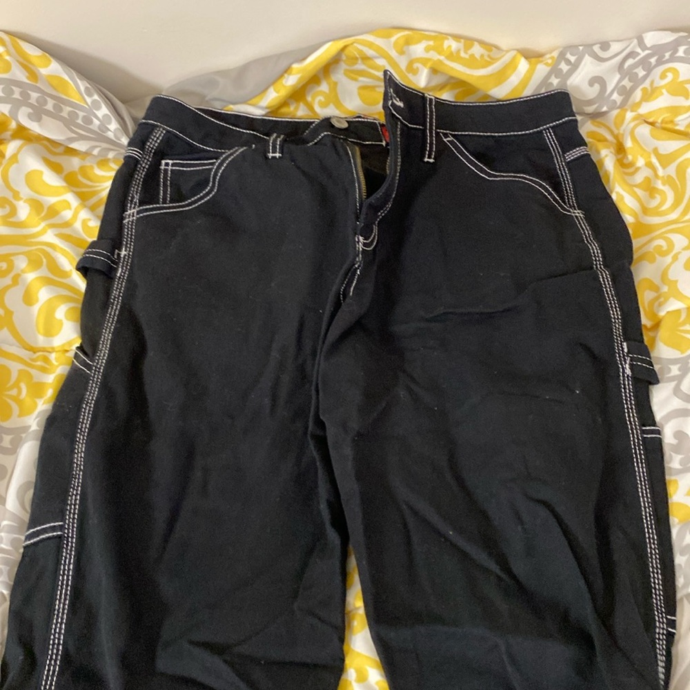 Women’s black Dickies carpenter pants